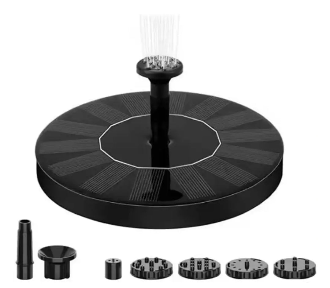 Solar water fountain