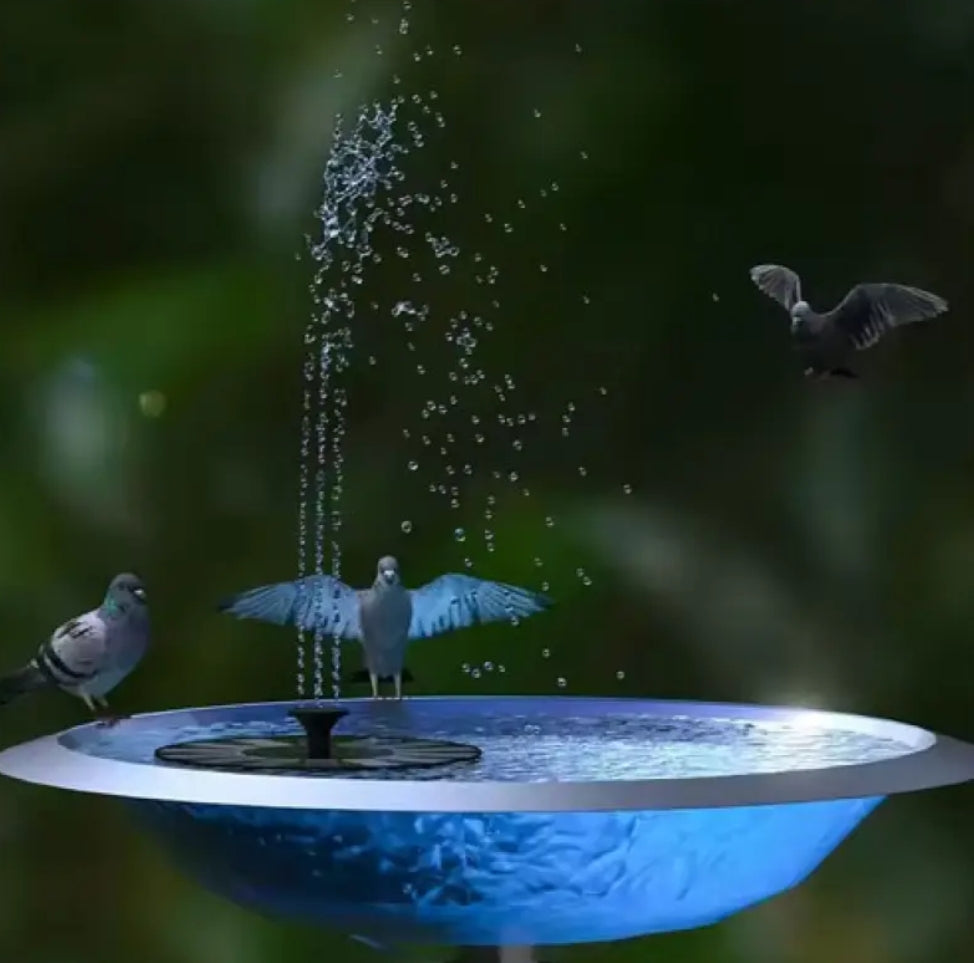 Solar water fountain